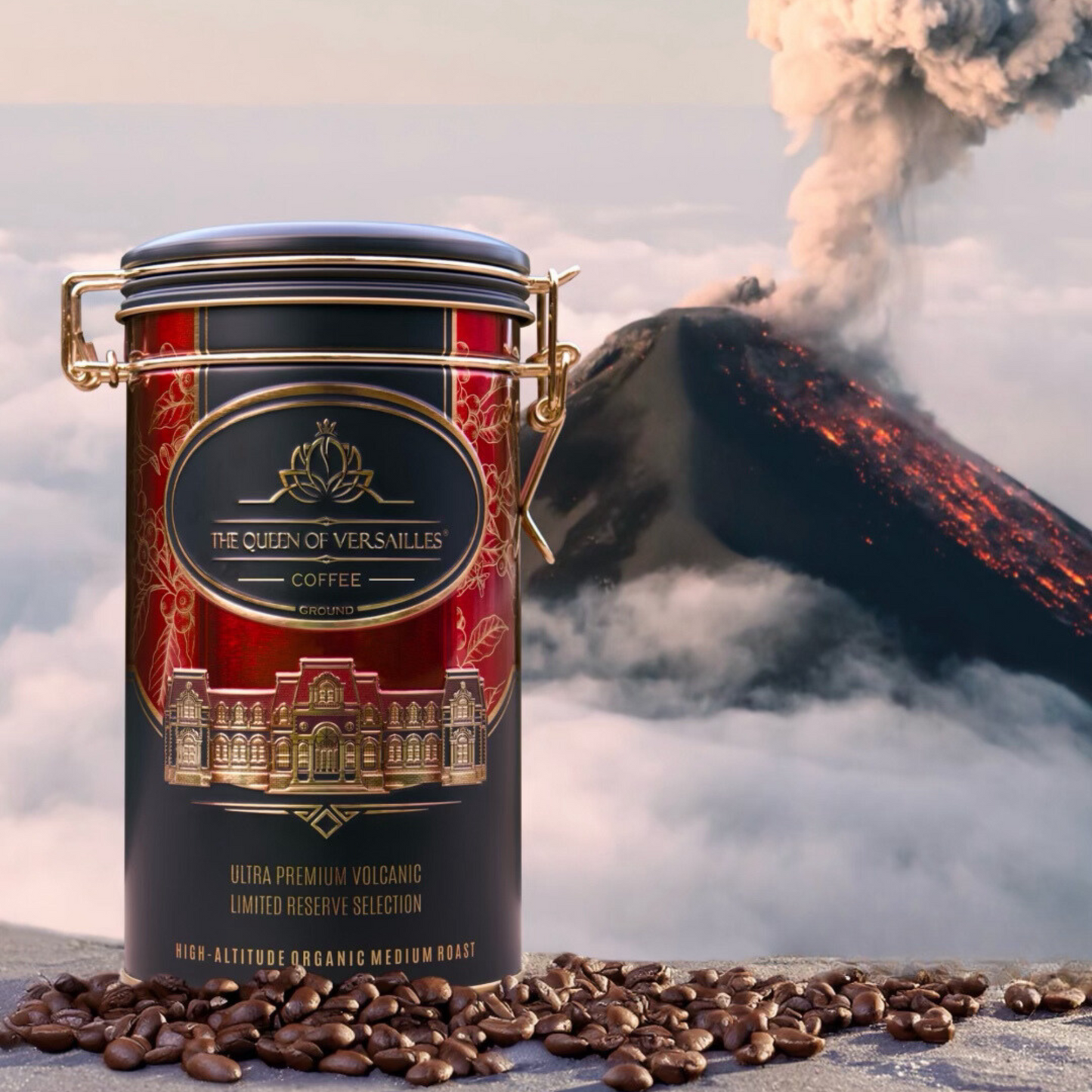 Ultra Premium Volcanic Ground Arabica Coffee-Medium Roast 250g (8.8oz)